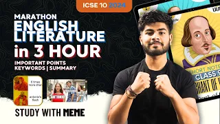 English Literature One Shot Marathon | MOV and Treasure Trove | ICSE Class 10 2024 | Keywords