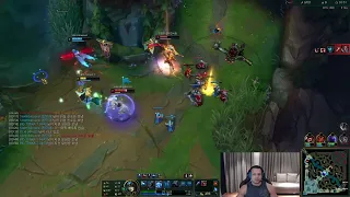 Tyler1 cracks up at Midbeast misplay