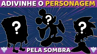 ADIVINHE O PERSONAGEM PELA SOMBRA | Filmes e Desenhos