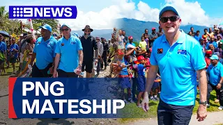 PM Albanese takes on PNG’s Kokoda Track in a sign of mateship | 9 News Australia