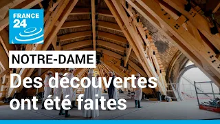 Trois ans après l'incendie de Notre-Dame : des découvertes ont été faites • FRANCE 24