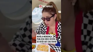 Marília Mendonça publicou vídeo dentro do avião que caiu em MG