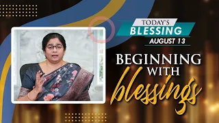 Beginning with Blessings | Today's Blessing | Sis Evangeline Paul Dhinakaran | Jesus Calls