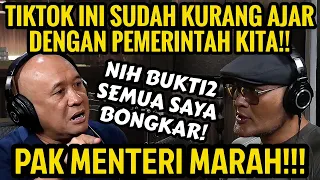 TIKTOK KURANG AJAR KE NEGARA KITA‼️PAK MENTERI EMOSI‼️- PODCAST