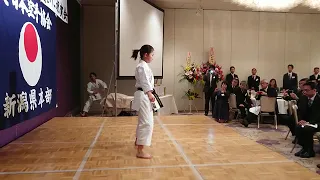 Gankaku by Mahiro @ 40th anniversary celebration of founding JKA Niigata HQ