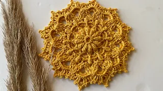 Learn to Crochet an Amazing Floral Mandala - It's Easier Than You Think!