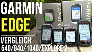 Garmin Edge 540 vs 840 vs 1040 vs Explore 2