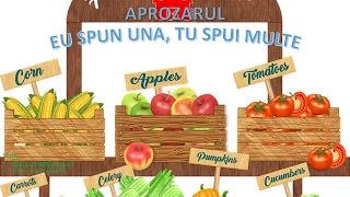 Eu spun una tu spui multe /fructe si legume/fructe/legume