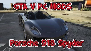 GTA V PC MODS-Porsche 918 Spyder