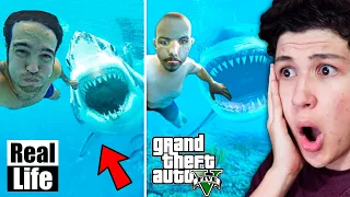 GTA 5 VS VIDA REAL!! #3 GRAND THEFT AUTO V EN LA VIDA REAL - GTA V