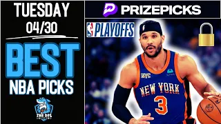 NBA PRIZEPICKS TODAY | 5 BEST PROP PICKS |TUESDAY| 04/30/2024 | BEST PROPS | NBA | NBA PLAYOFFS