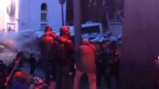 Киев Митингующее,евромайдан,ул Грушевского 19 01 2014