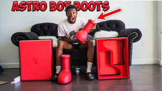 MSCHF BIG RED BOOTS REVIEW + UNBOXING *HONEST OPINION*