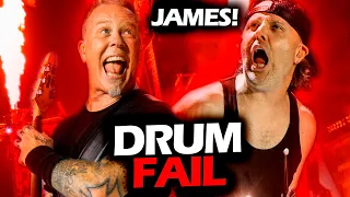 JAMES HETFIELD ACCIDENTALLY TROLLS LARS ULRICH LIVE #METALLICA