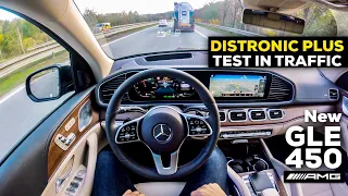 2019 MERCEDES GLE 450 DISTRONIC PLUS TEST IN TRAFFIC POV DRIVE Country Roads BETTER THAN TESLA?!