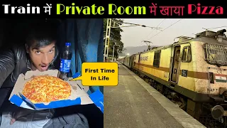 Train ke Private Room Me Khaya Pizza 🍕 *Udhampur - Delhi AC Express