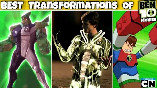 Top 15 Best transformation sequences of BEN 10 Movies (in Hindi) | Fan 10k