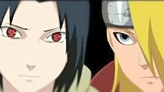 Deidara VS Sasuke Uchiha | Naruto Shippuden Dublado