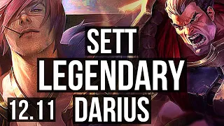 SETT vs DARIUS (TOP) | 11/1/2, Legendary, 1.4M mastery, 700+ games | KR Diamond | 12.11