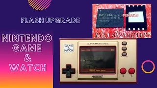 Взлом Nintendo Game & Watch Обновление Flash с помощью воздушного теплового пистолета  НА РУССКОМ