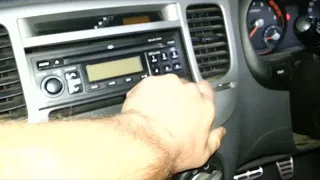 How to remove the radio from a Kia Rio