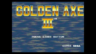 Golden Axe 3 (SEGA Genesis) Longplay [Chronos, Good Ending]