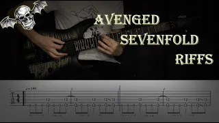 Avenged Sevenfold - Top 10 Riffs (Part 2) / TABS