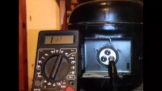 How to test a fridge compressor using a multimeter