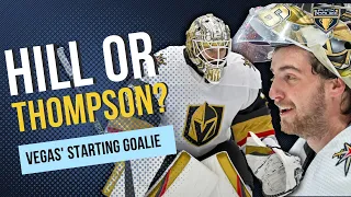 Who will be the Vegas Golden Knights' starter in 2023 24?