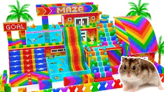 Hamster Escapes the Awesome Maze for Pets in real life 🐹 The Best Hamster Challenges
