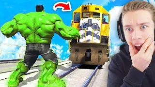 Kan Je DE TREIN STOPPEN Als DE HULK?! (Mods)