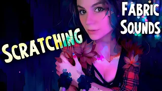 ASMR Scratching Clothes - medium to fast speed💎 Fabric Sounds, No Talking