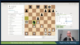 lichess.org bullet shield arena august 2020 - paulw7-uk live stream - part 2