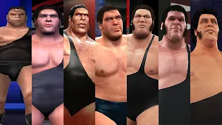 The Evolution of Andre The Giant Entrances in WWE Games (2000 - 2023) !!! -   WWE 2K23