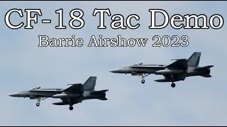 RCAF CF-18 Tactical Support Demo - Barrie Airshow - 2023-06-10.
