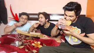 Maharaja Burgar eating challenge with brothers 🤤| DAILY VLOGS |