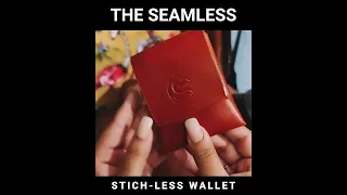 The Seamless // Stitch-less Wallet , Minimal and functional design. #kordovan #handmade #pakistan