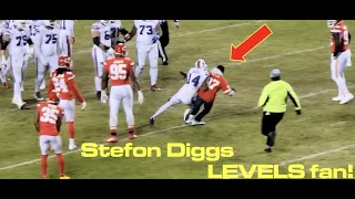 Stefon Diggs tackles fan Chiefs v Bills - January 23, 2022 (Original video - High Quality)