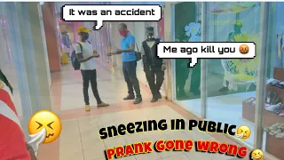 Social experiment ||| sneezing in public prank||| COVID-19 experiment 🔥😂