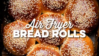 Air Fryer Bread Rolls | Supergolden Bakes