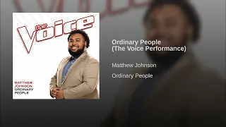 Season 16 Matthew Johnson "Ordinary People" Studio Version