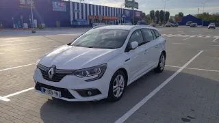 Белый красавец Renault megane 4 2017 с пробегом 108тыс.км. 13100$ 1,5 дизель К9К