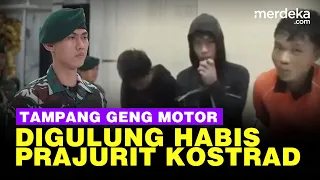 Keberanian Prajurit Kostrad TNI AD Gulung 3 Anggota Geng Motor Bersenjata Tajam