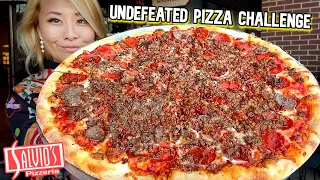 UNDEFEATED MEAT LOVERS PIZZA CHALLENGE at Salvio's in Cary, NC!! #RainaisCrazy