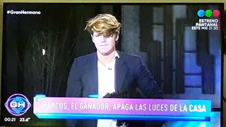 marcos cierra la puerta de gran hermano