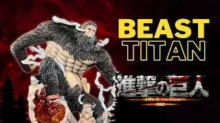 Attack on Titan 进击的巨人 Beast Titan Bust Statue Unboxing - Giant Studio