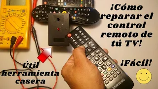 Cómo Reparar el Control Remoto del TV 📺 Útil Herramienta Casera