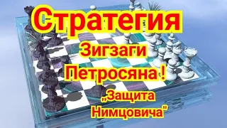 5) Лекция. Стратегия. Защита Нимцовича. ,, Зигзаги Петросяна!"  Решевский-Петросян.1/2 Цюрих, 1953г.