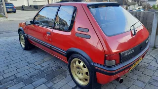 Cleaning my new Peugeot 205 GTI 1.6