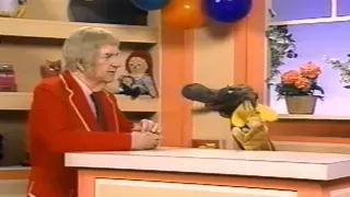 Captain Kangaroo with Mr. Moose and Bunny Rabbit